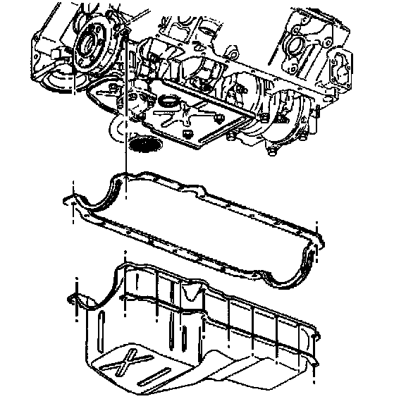 Factory diagram — Oil Pan