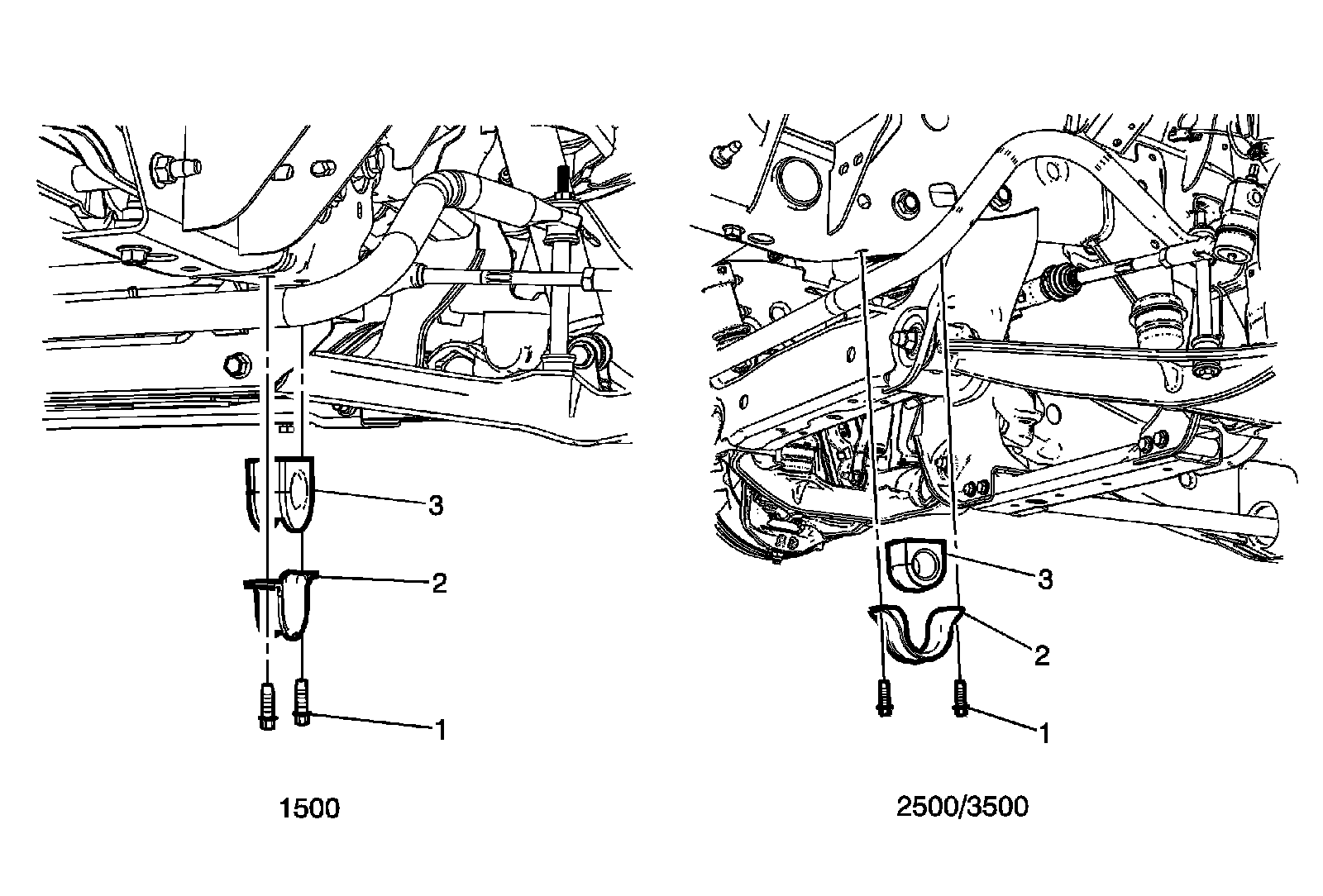 Factory diagram — Stabilizer Bushing