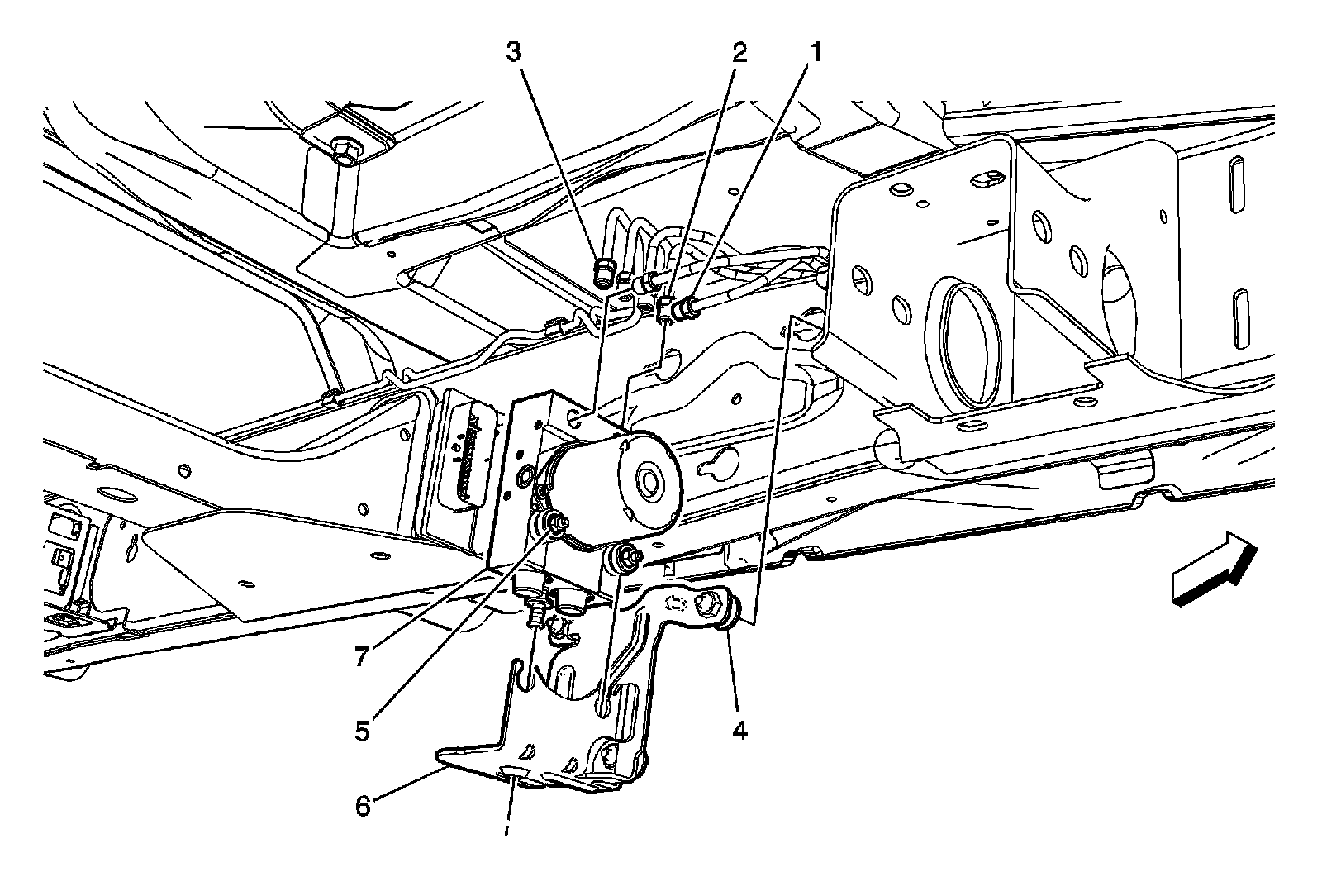 Factory diagram — Hydraulic Control Assembly - Antilock Brakes