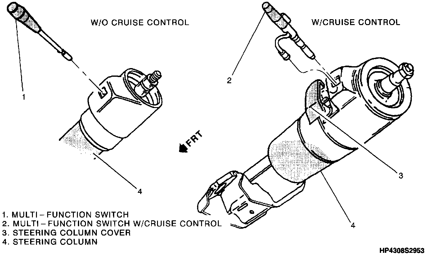 Factory diagram — Wiper Switch