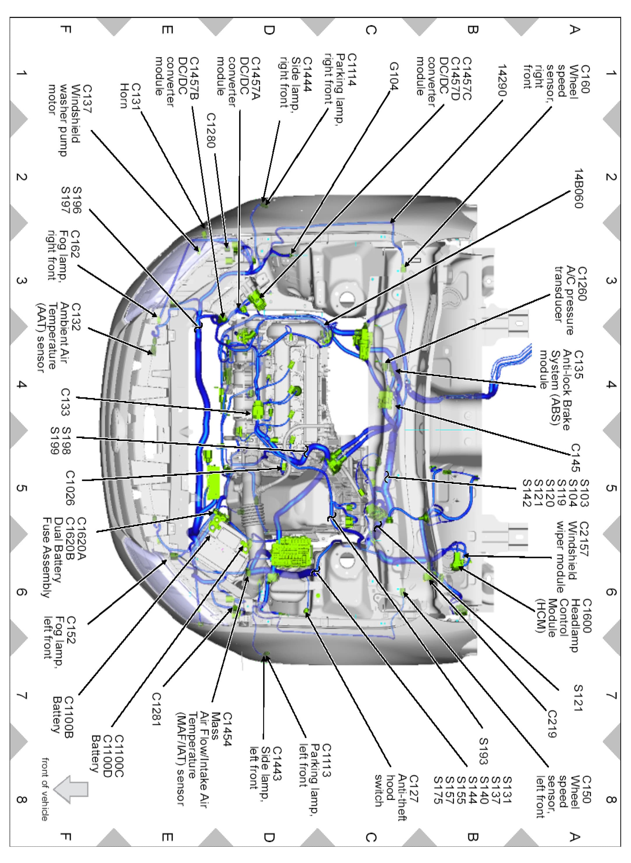 Factory diagram — Wiper Control Module