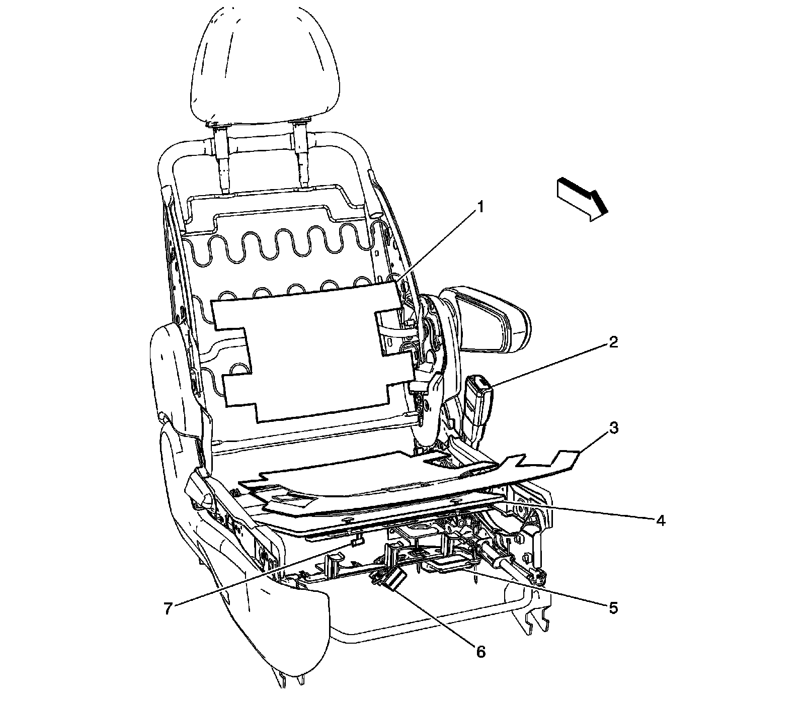 Factory diagram — Seat Occupant Sensor