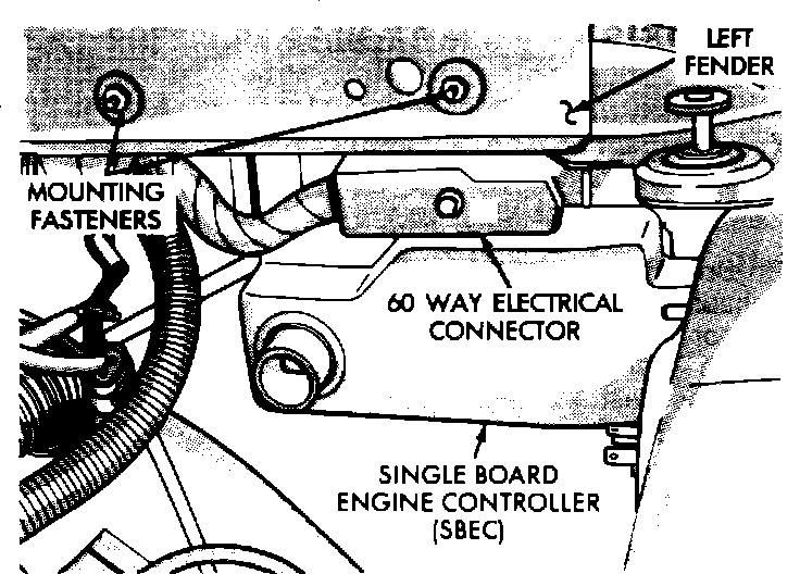 Factory diagram — Engine Control Module