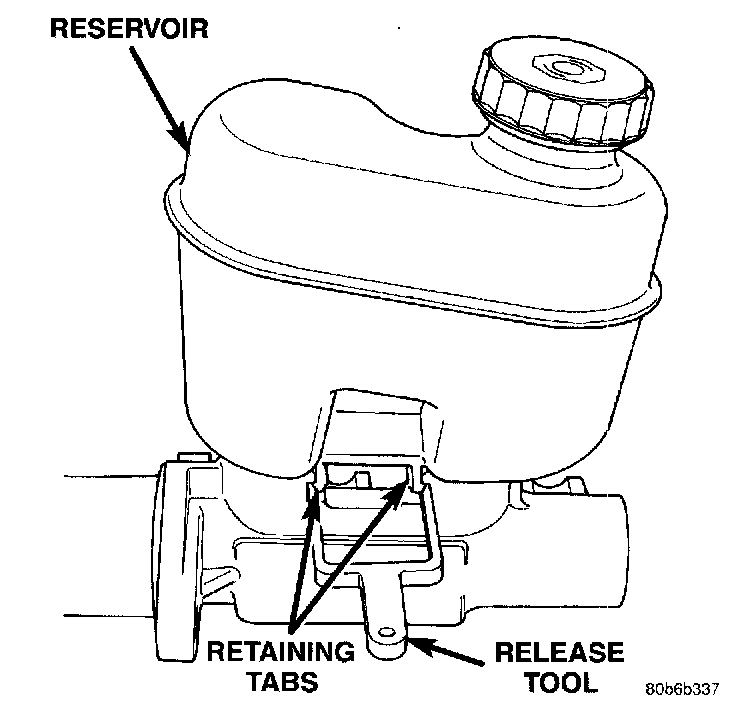 Factory diagram — Brake Master Cylinder