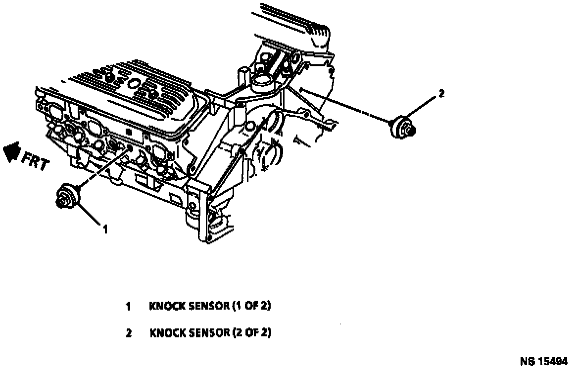 Factory diagram — Knock Sensor