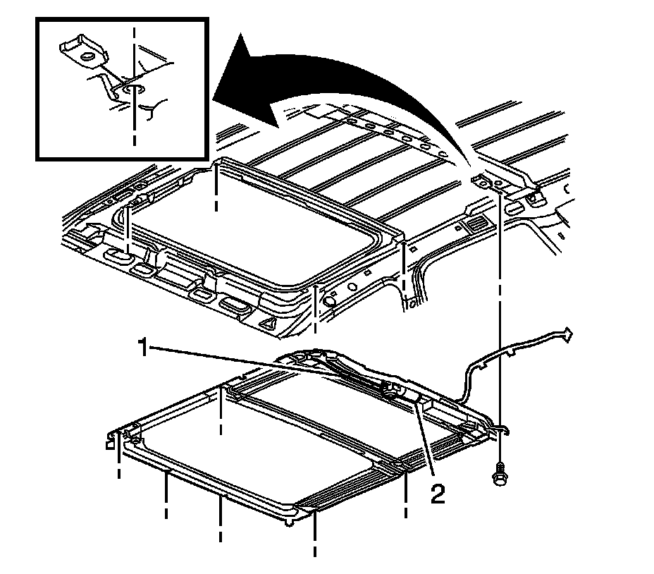 Factory diagram — Sunroof / Moonroof Motor