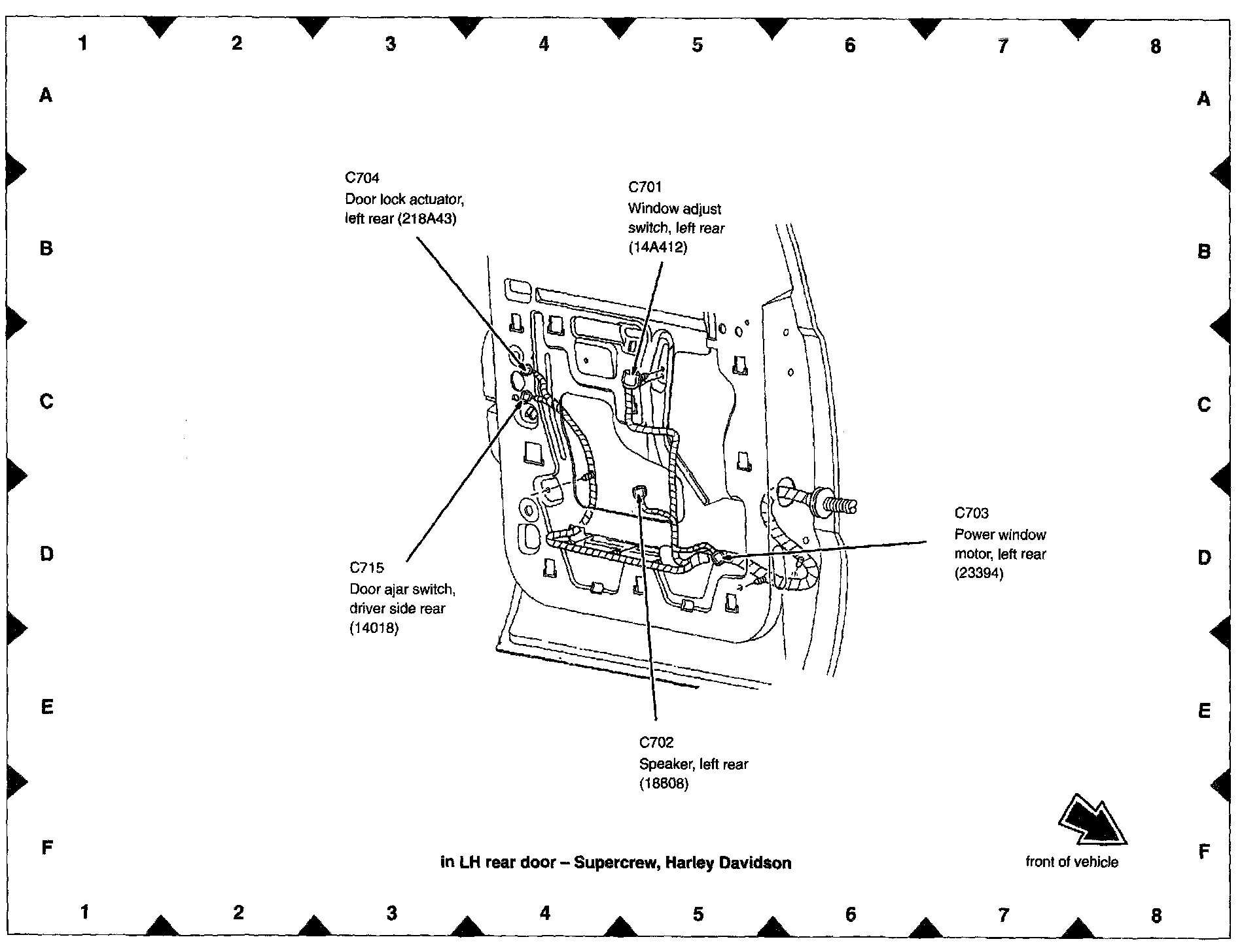 Factory diagram — Door Switch