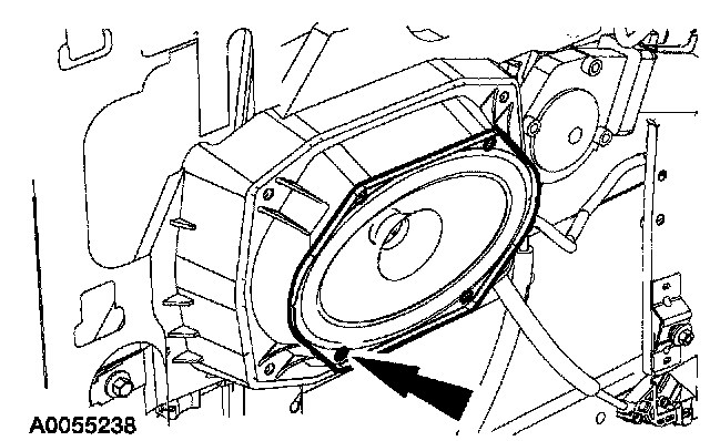 Factory diagram — Front Door Window Regulator