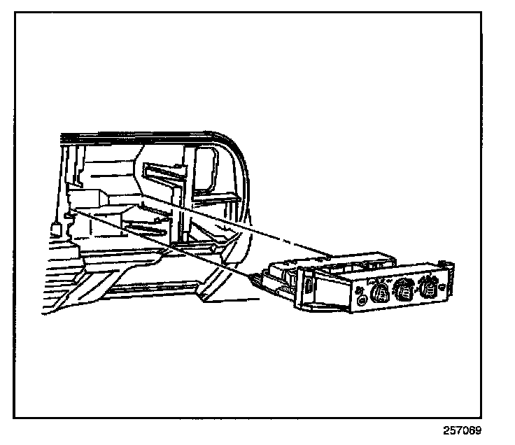 Factory diagram — Blower Motor Switch