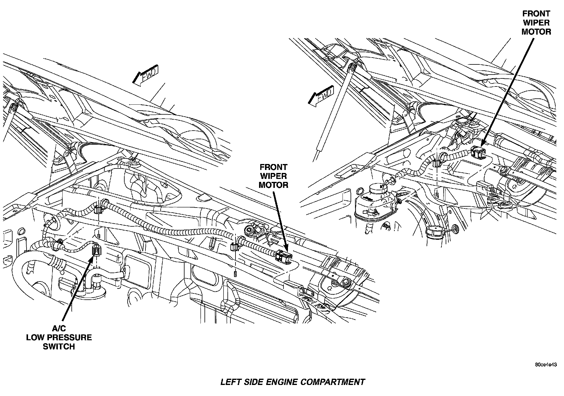 Factory diagram — Wiper Motor
