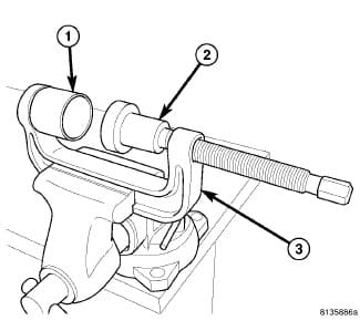 Factory diagram — Front Steering Knuckle