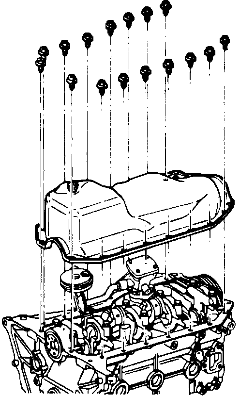 Factory diagram — Oil Pan