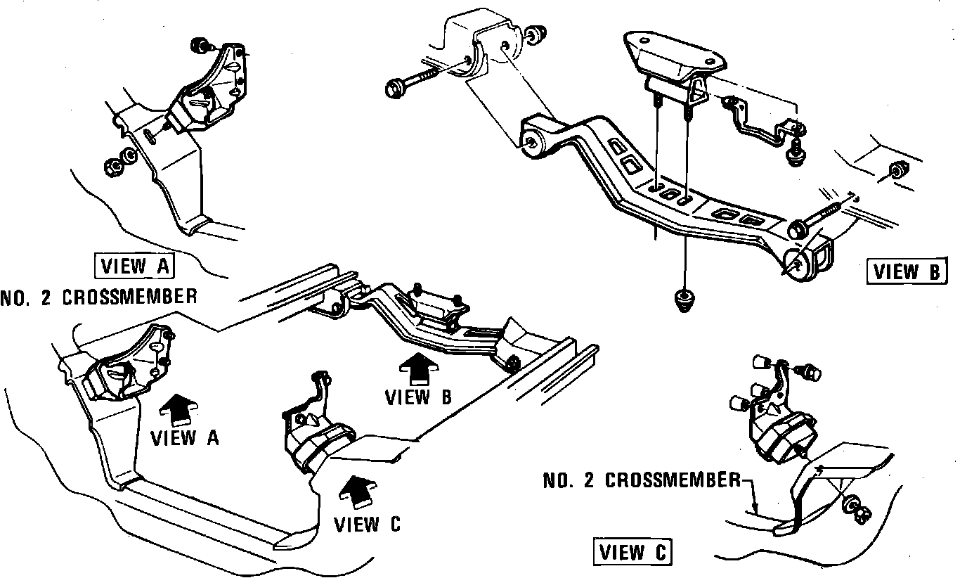 Factory diagram — Engine Mount