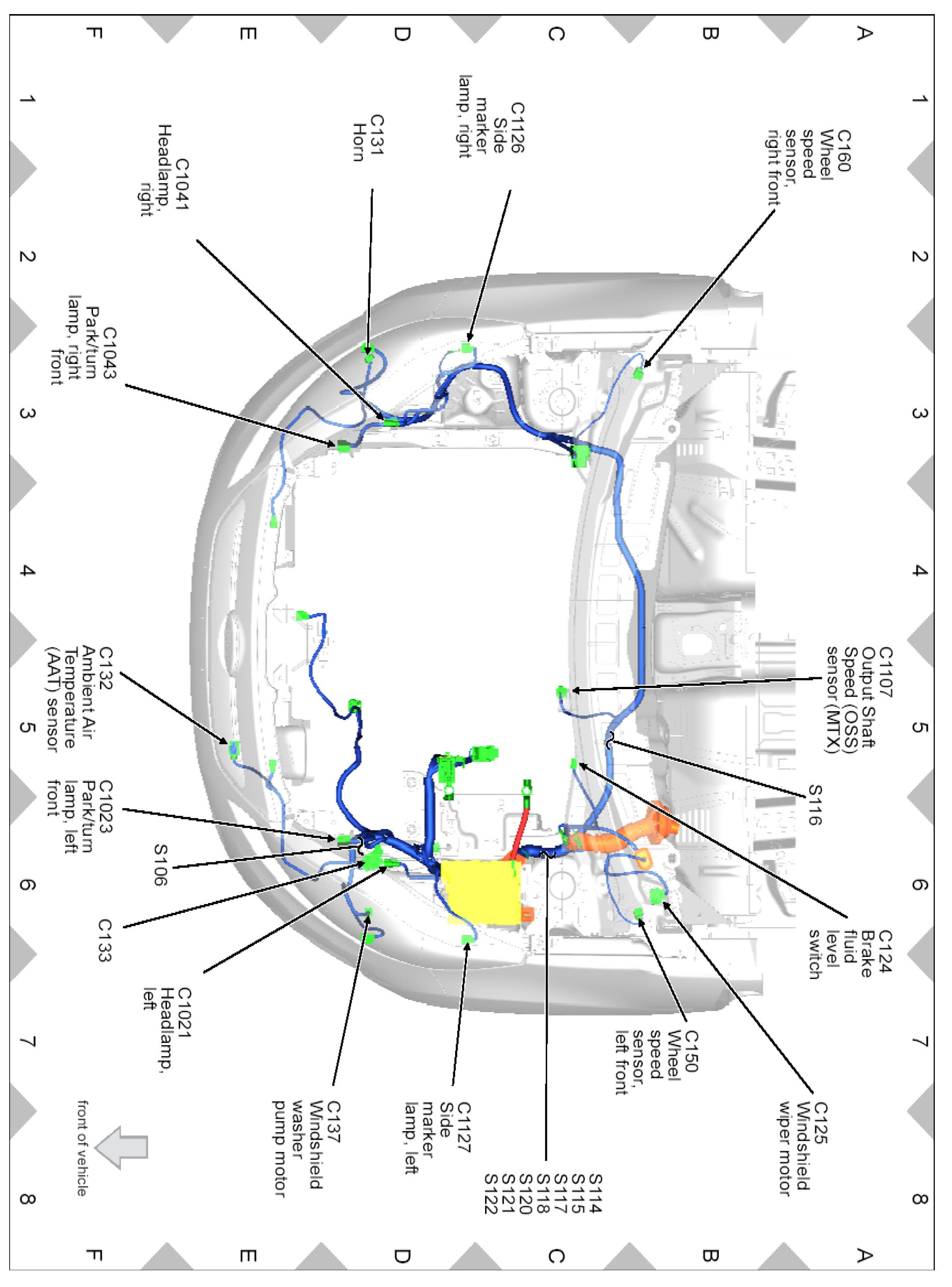 Factory diagram — Wheel Speed Sensor