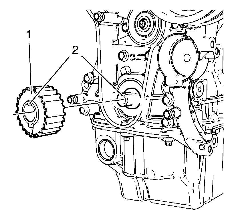 Factory diagram — Front Crankshaft Seal