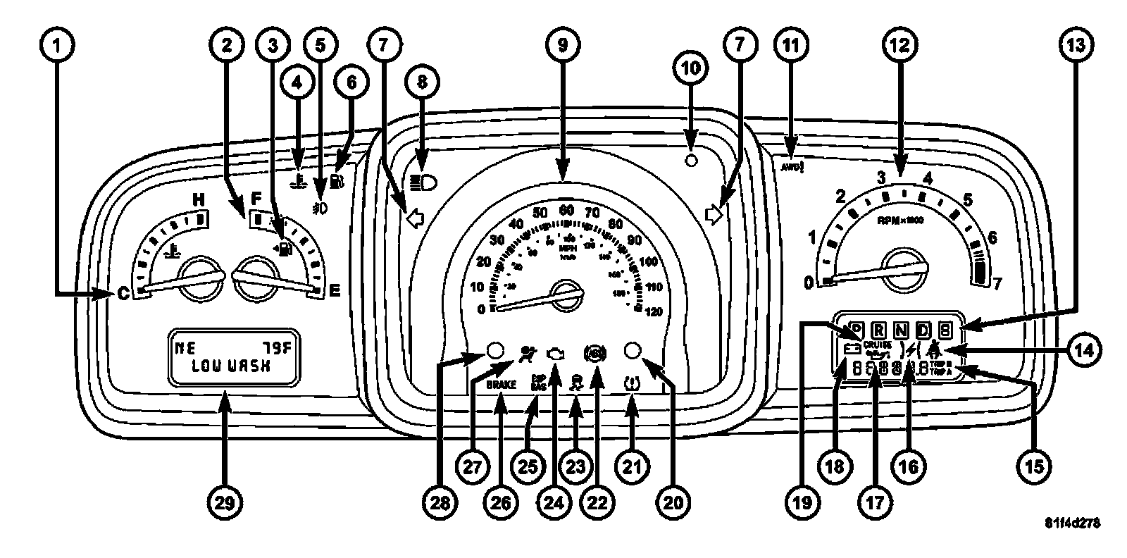 Factory diagram — Instrument Cluster / Carrier