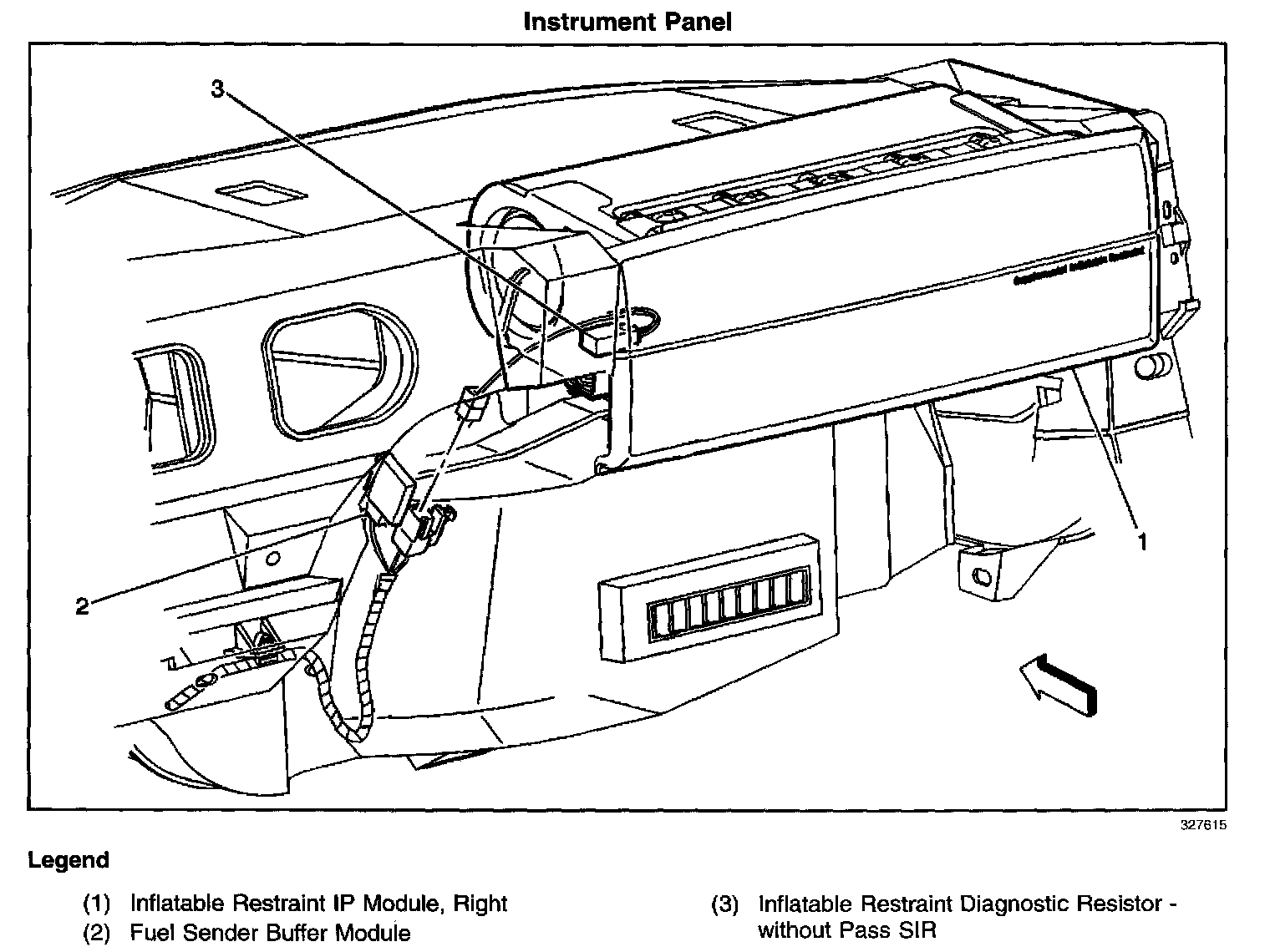 Factory diagram — Fuel Gauge Sender