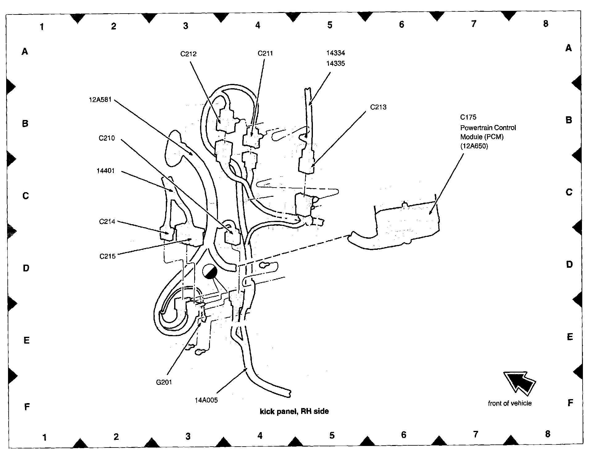 Factory diagram — Engine Control Module