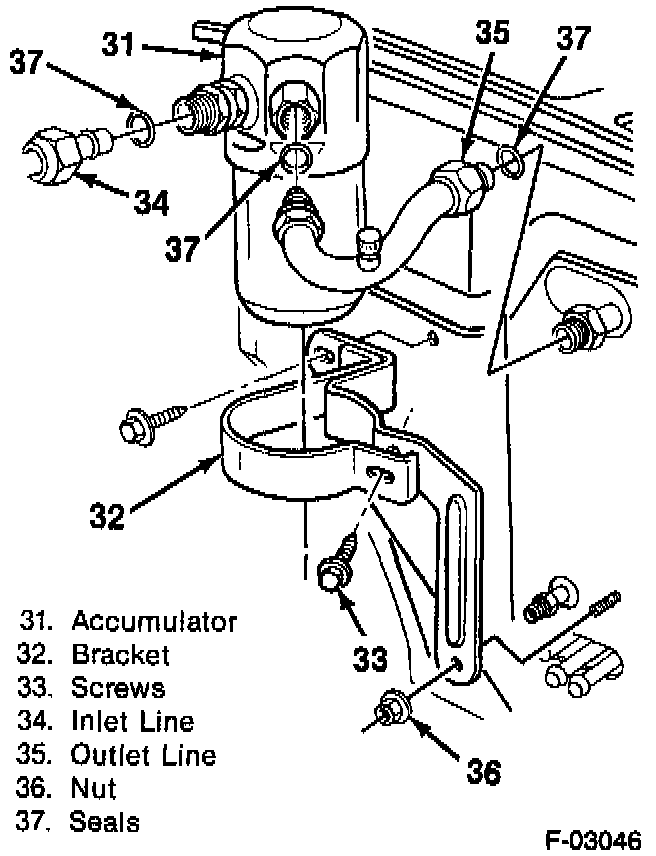 Factory diagram — Accumulator HVAC