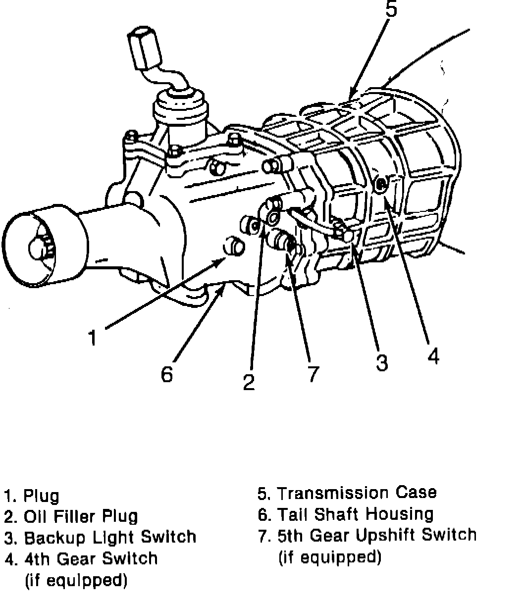 Factory diagram — Gear Sensor/Switch