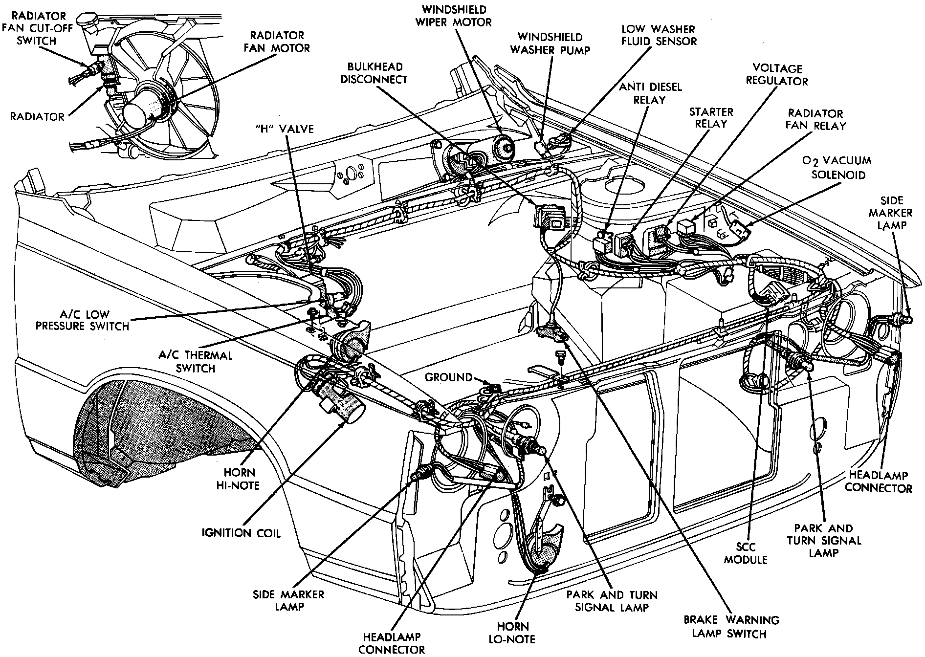 Factory diagram — Wiper Motor