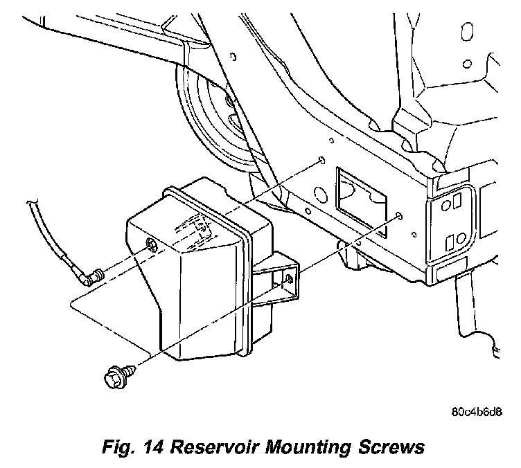 Factory diagram — Cruise Control Vacuum Reservoir