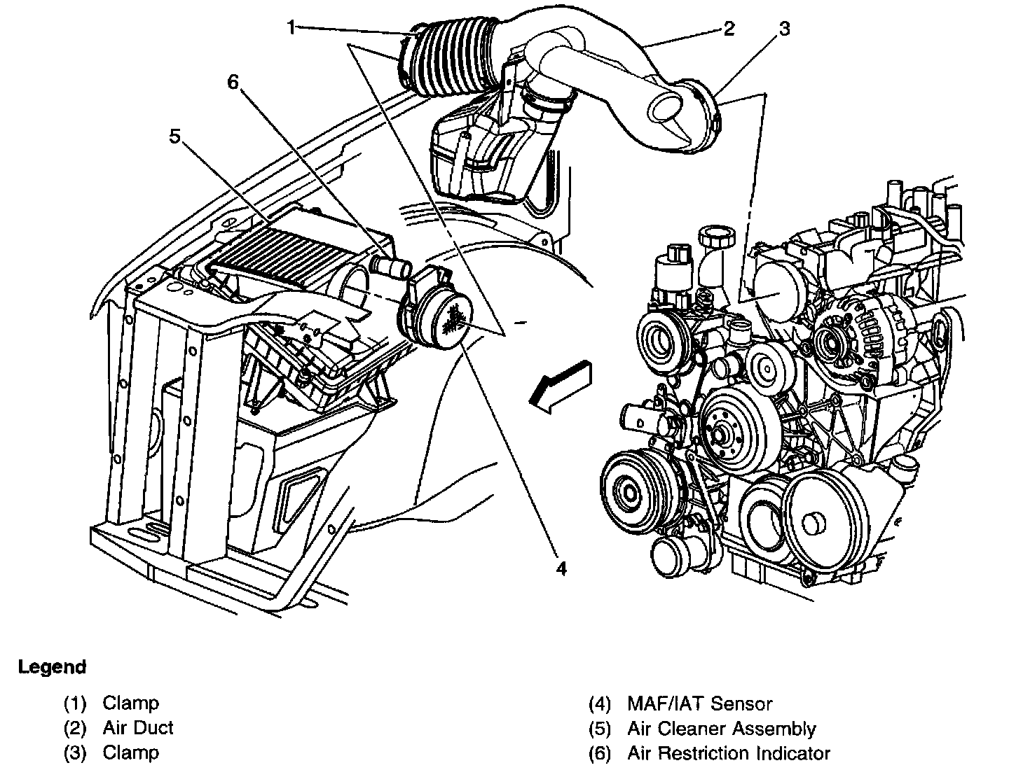 Factory diagram — Air Cleaner Housing
