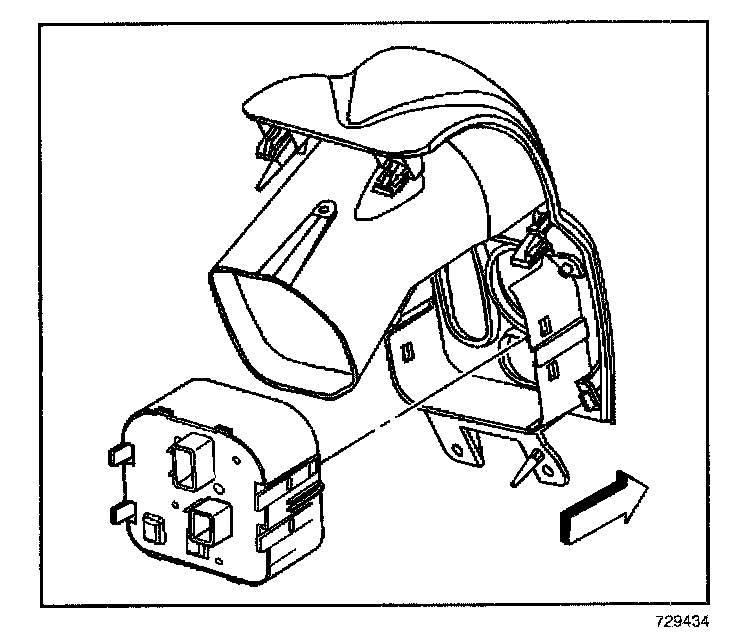 Factory diagram — Headlamp Switch