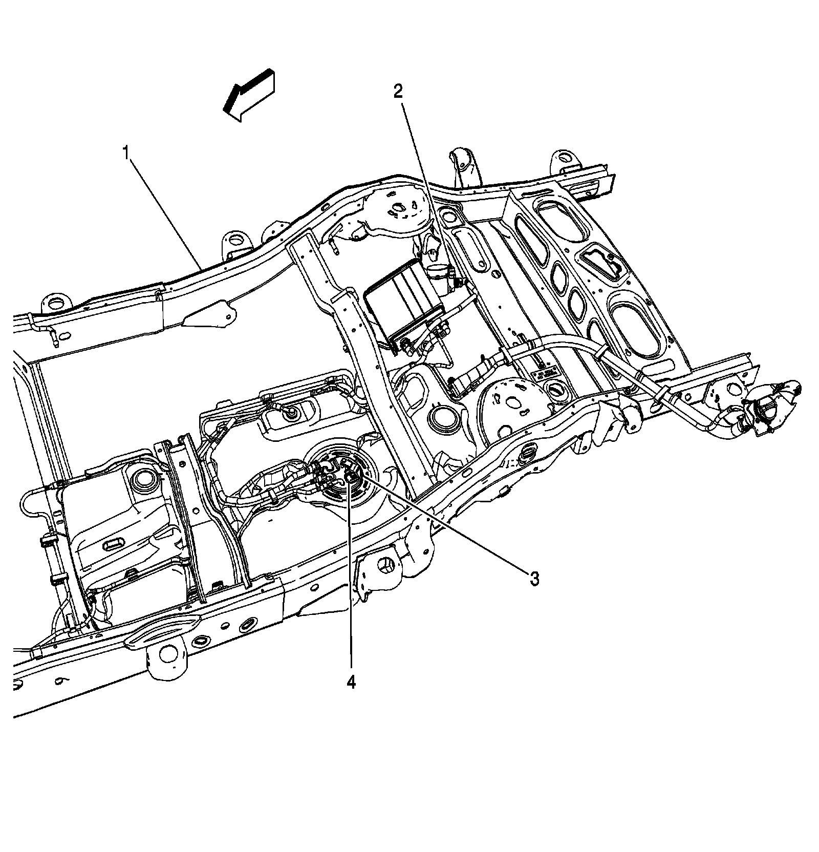 Factory diagram — Fuel Tank Pressure Sensor