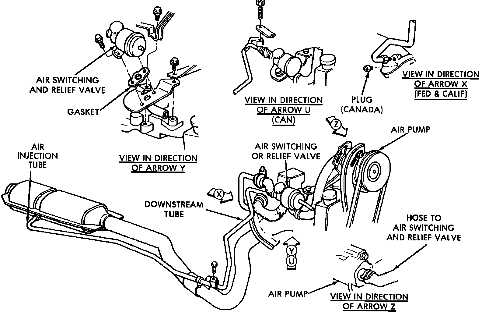 Factory diagram — Air Injection Pump