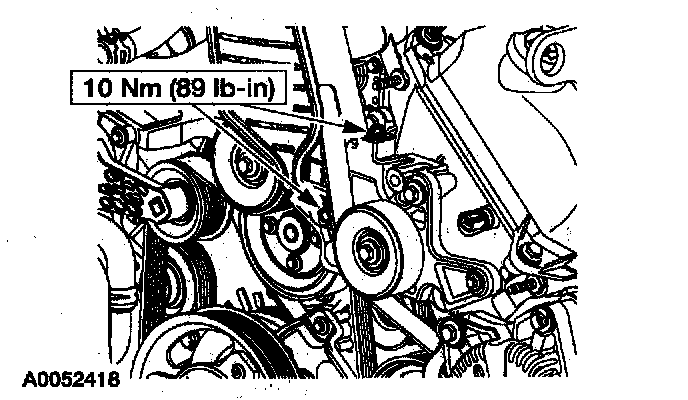 Factory diagram — Drive Belt Tensioner