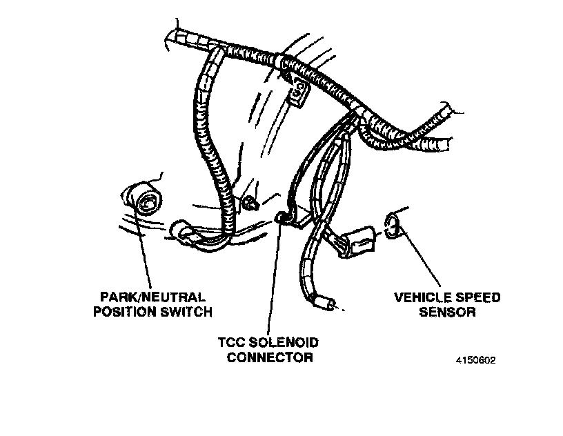 Factory diagram — Neutral Safety Switch