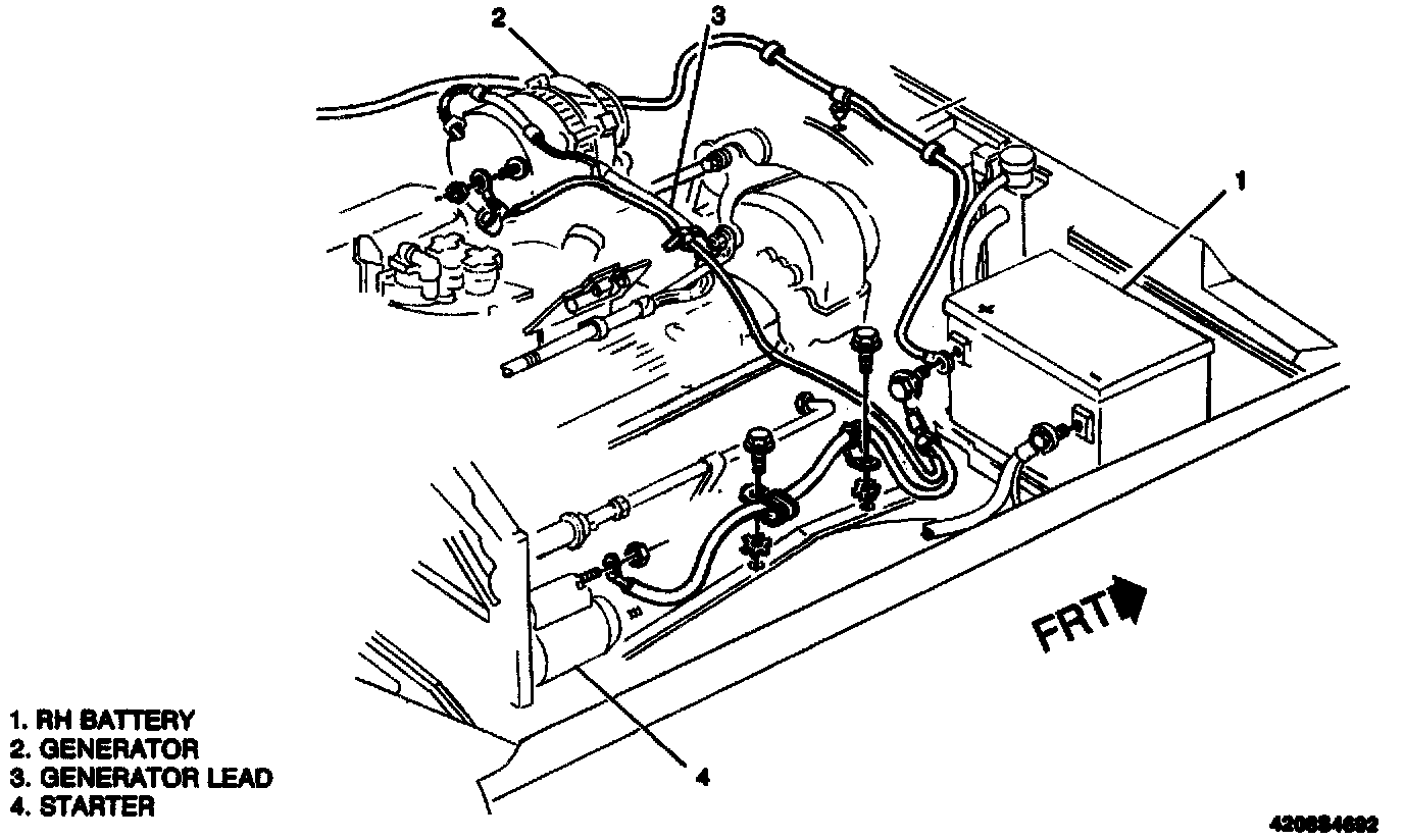Factory diagram — Alternator