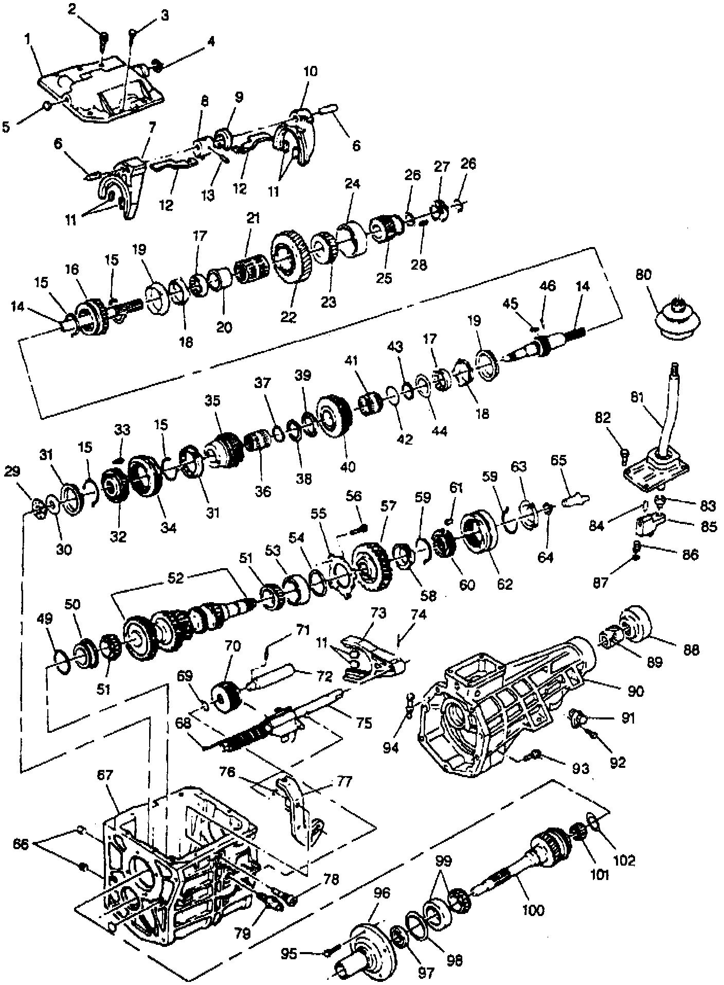 Factory diagram — Manual Transmission/Transaxle