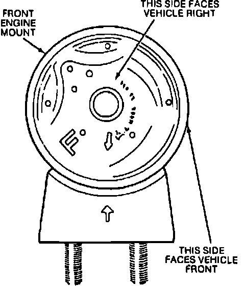 Factory diagram — Engine Mount
