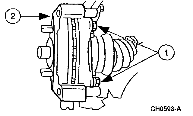 Factory diagram — Brake Caliper