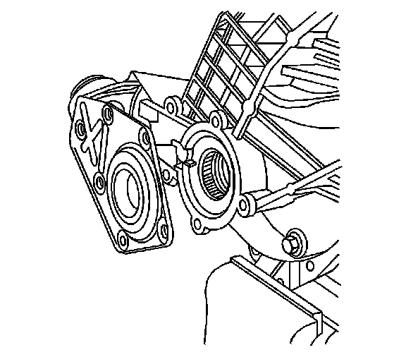Factory diagram — Differential Output Shaft Bearing
