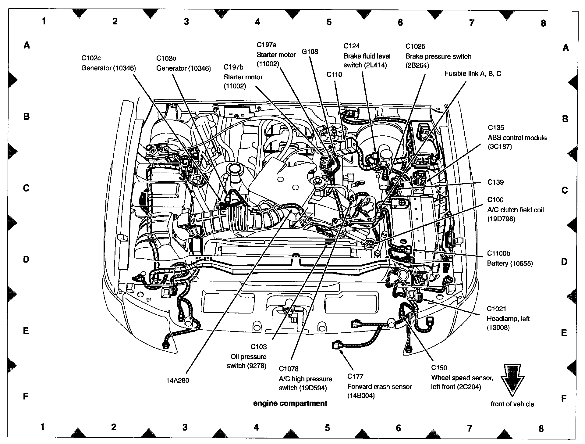 Factory diagram — Electronic Brake Control Module