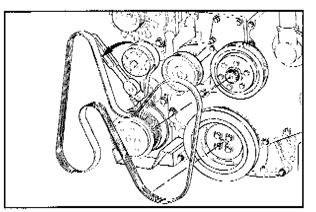 Factory diagram — Drive Belt Tensioner