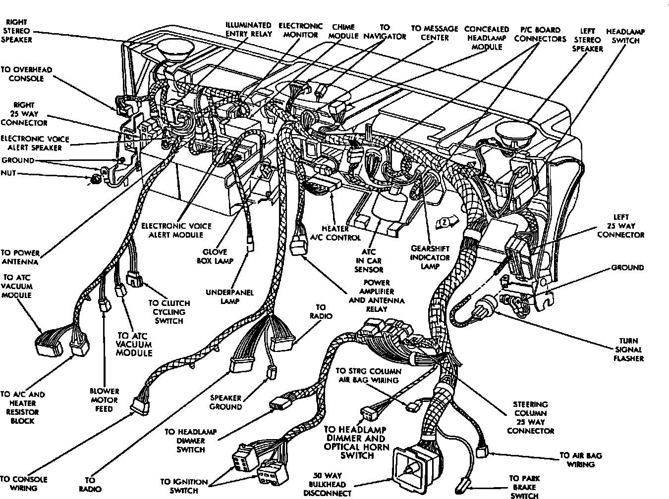 Factory diagram — Ambient Temperature Sensor / Switch HVAC
