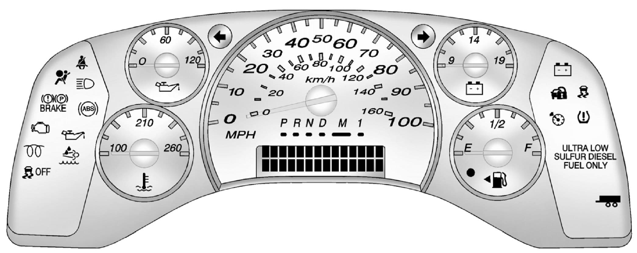 Factory diagram — Instrument Cluster / Carrier
