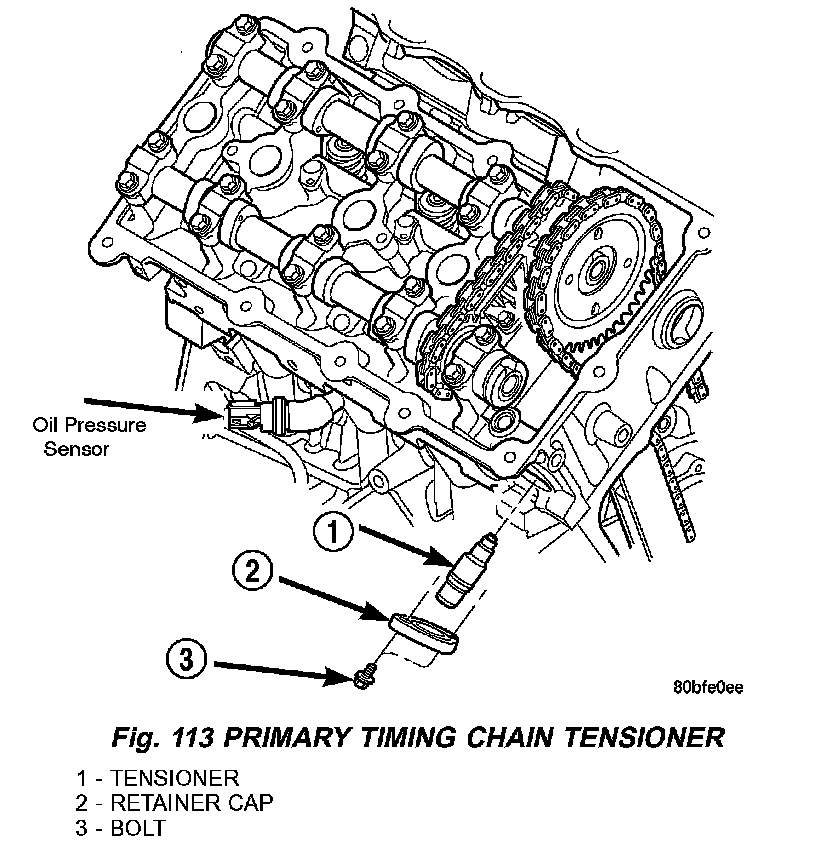 Factory diagram — Oil Pressure Sensor