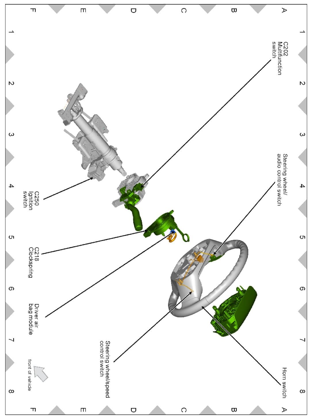 Factory diagram — Headlamp Dimmer Switch