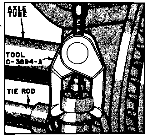 Factory diagram — Front Steering Knuckle