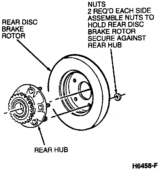 Factory diagram — Brake Rotor/Disc