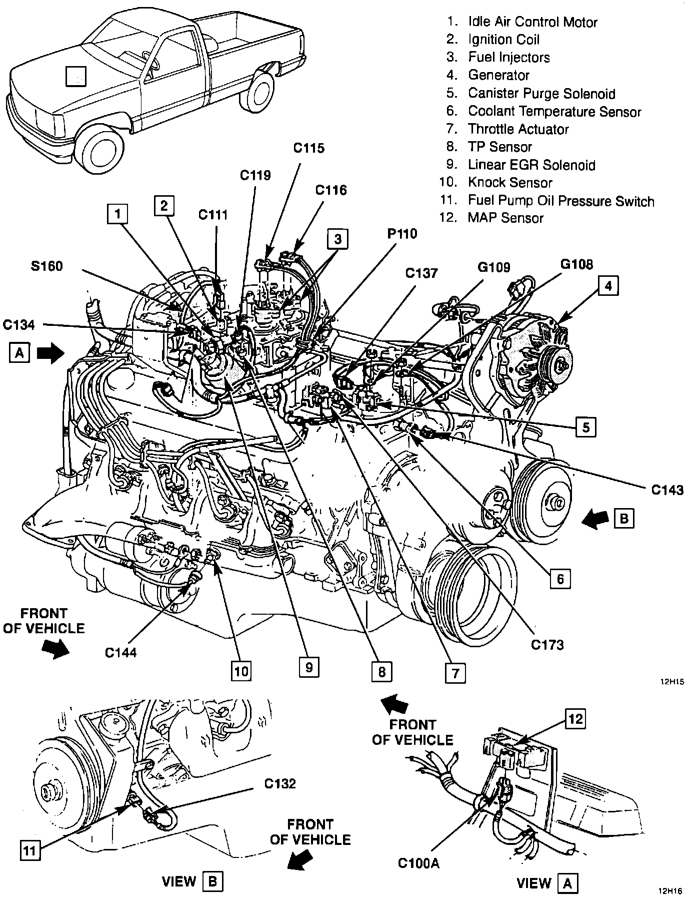 Factory diagram — EGR Valve