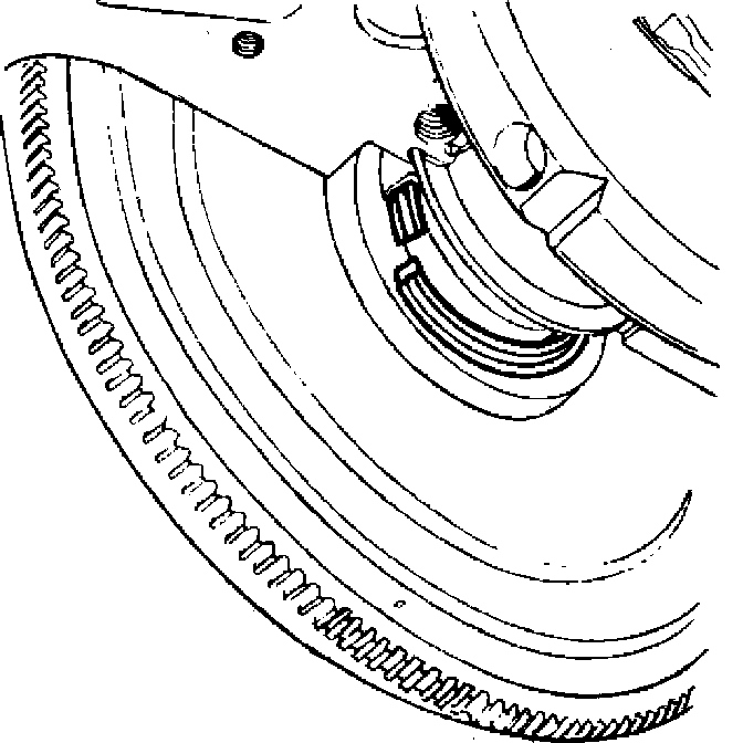 Factory diagram — Rear Crankshaft Main Bearing Seal