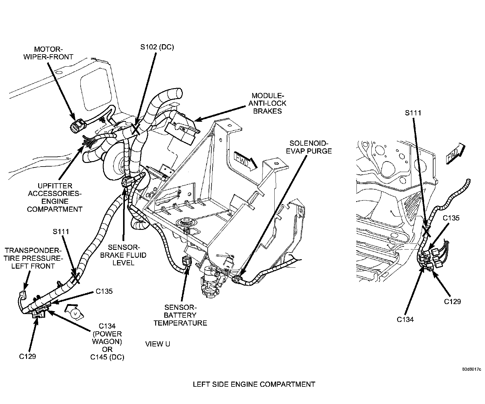 Factory diagram — Electronic Brake Control Module