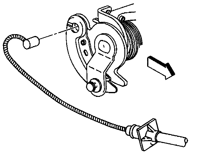 Factory diagram — Throttle Cable/Linkage