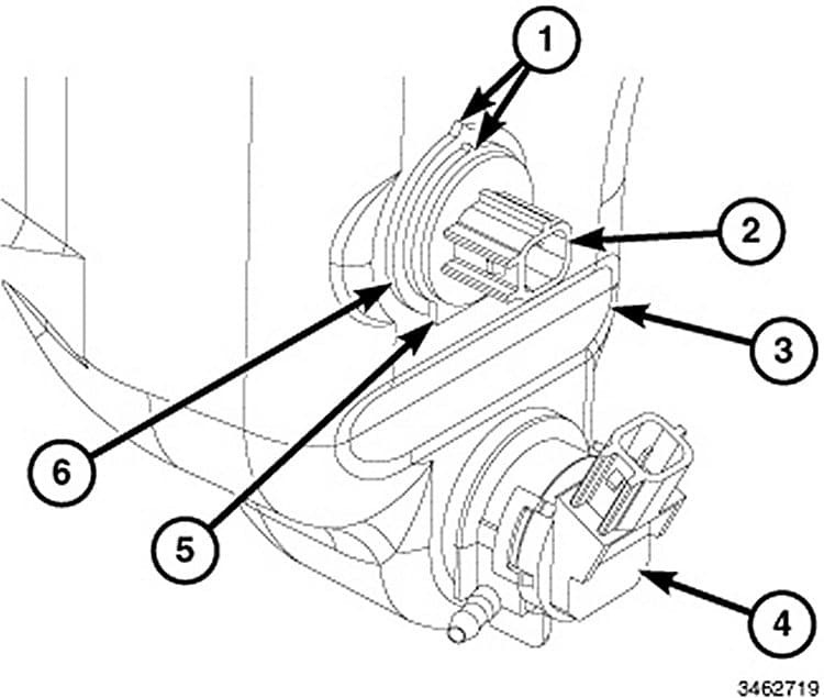Factory diagram — Washer Fluid Level Switch